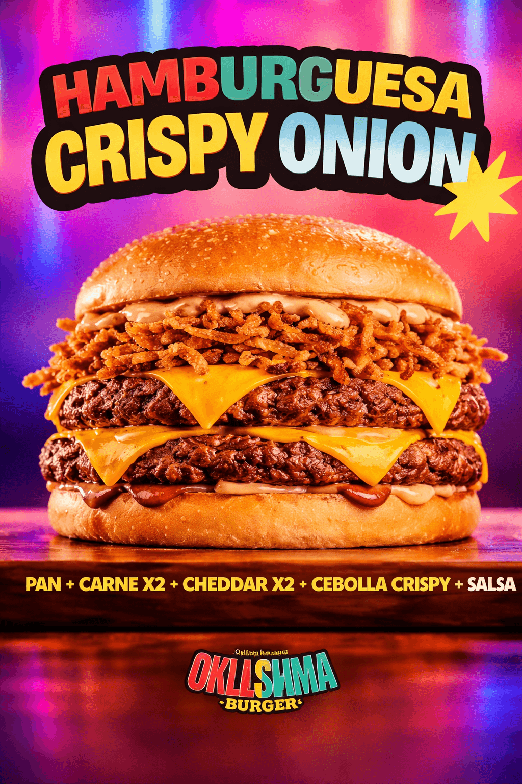 Hamburguesa Crispy Onion