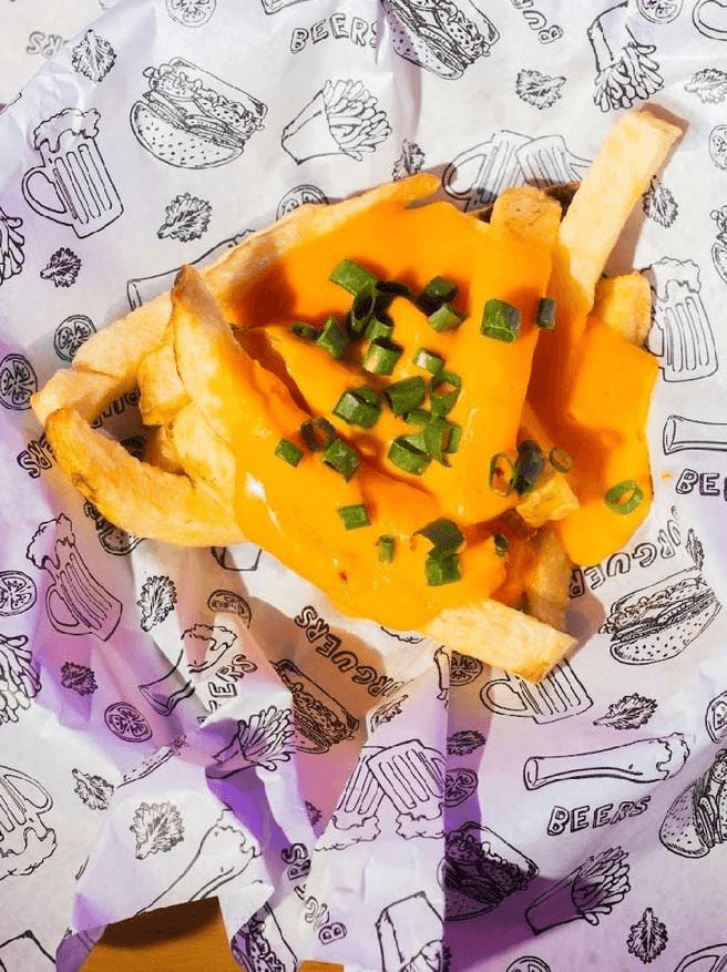 Papas con Cheddar